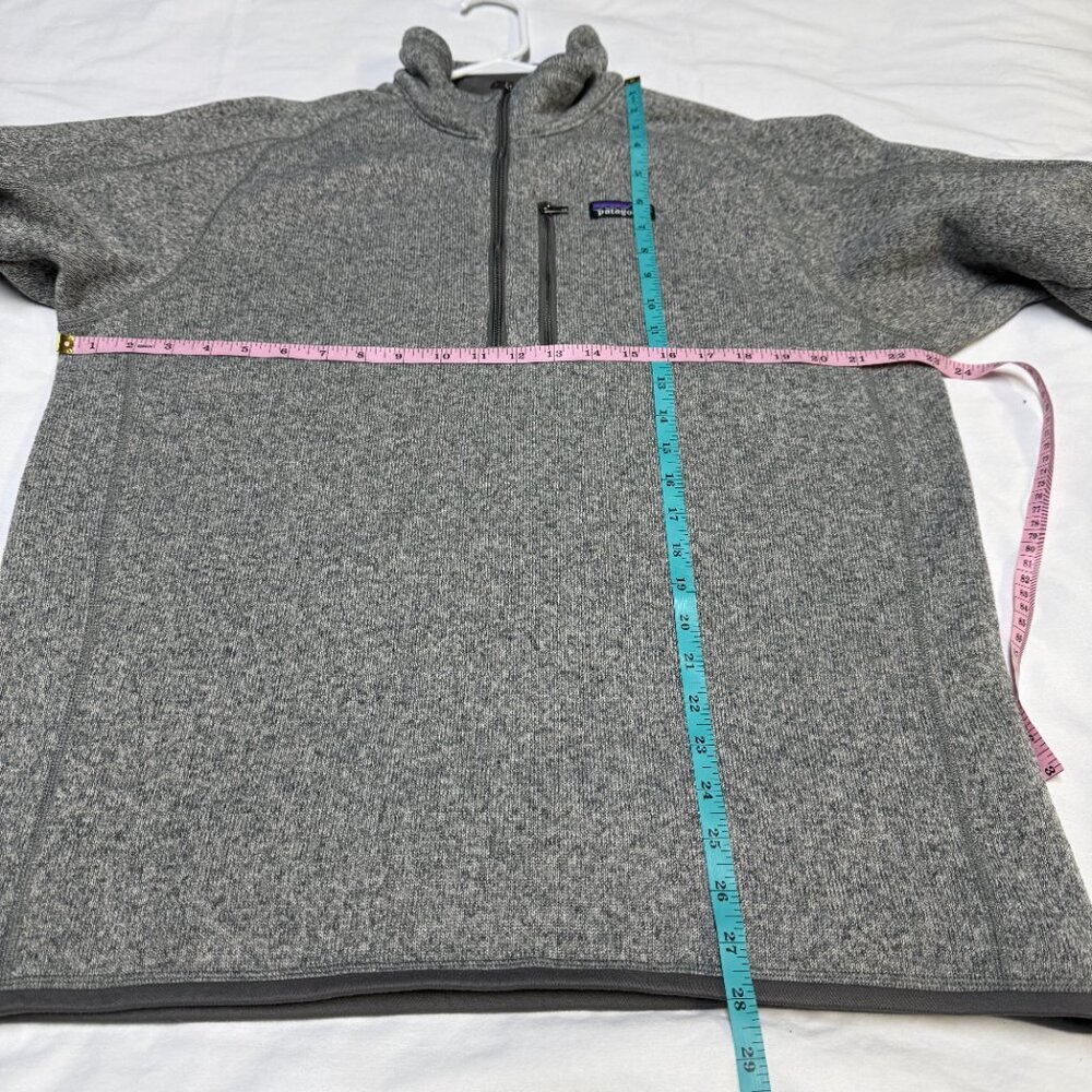 Patagonia Men’s Better Sweater 1/4 Zip Large Stone Heather EUC - Picture 7 of 9